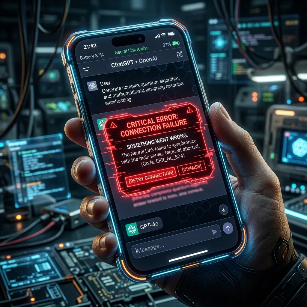 【2026年7月】ChatGPT iOS App 报错 "Something went wrong" (Error 429) 但网页版正常?最新分流规则修复