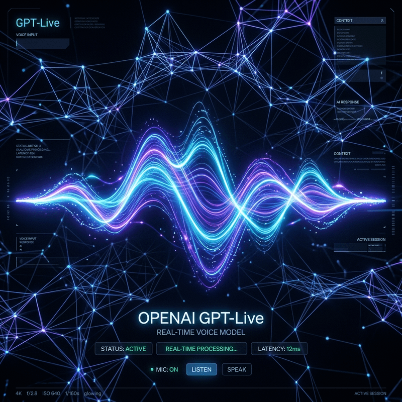 OpenAI 震撼发布 GPT-Live:真正像人类一样打电话的“原生实时语音模型”